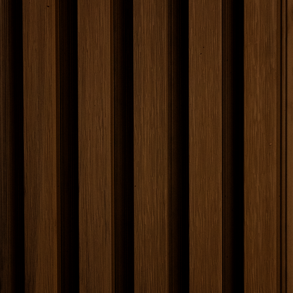 Mahogany Exterior Slat Siding Outdoor Wall Cladding Panels