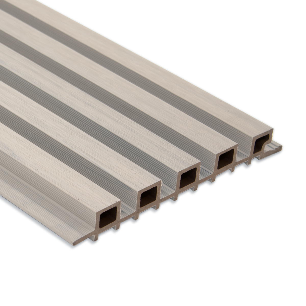 Gray Oak Exterior Slat Siding Outdoor Wall Cladding Panels