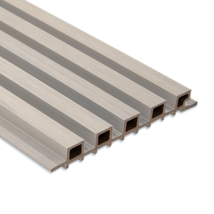 Gray Oak Exterior Slat Siding Outdoor Wall Cladding Panels