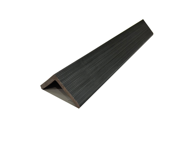 Charcoal Gray 90° Right Angle Trim for 5 Strip - 1" Wide Slat Panels