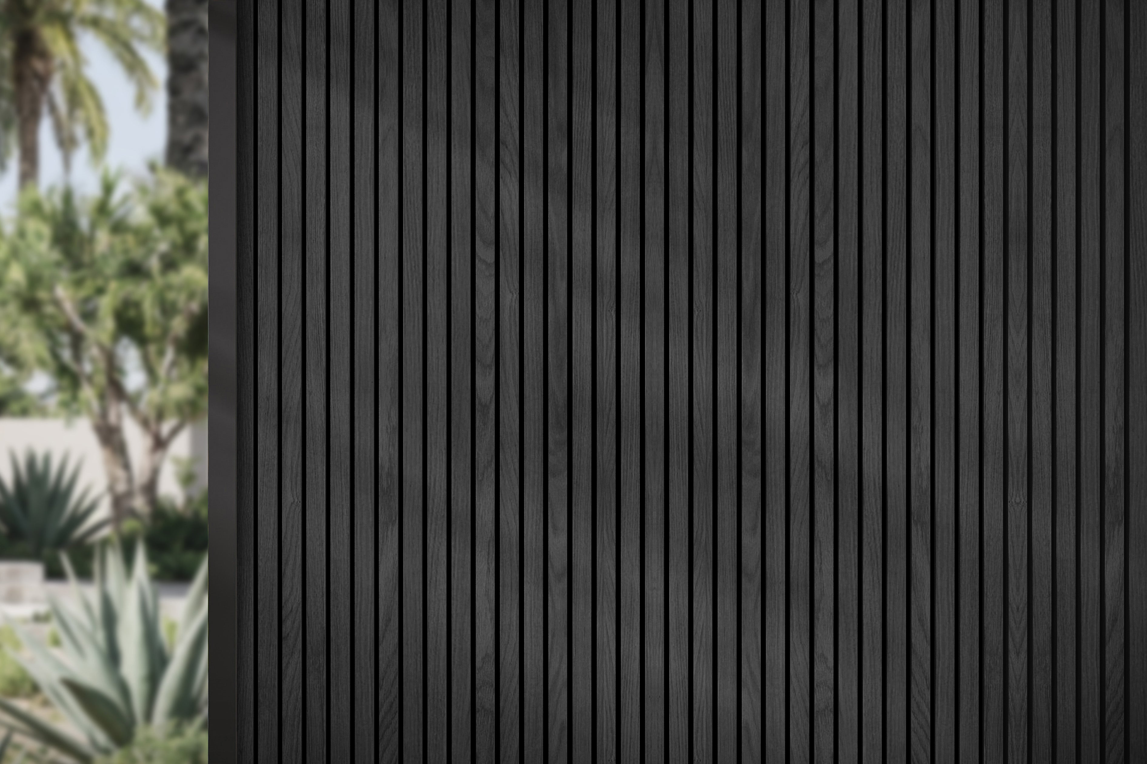 Charcoal Slate – All-Weather Composite Slat Panel System for Outdoor S ...