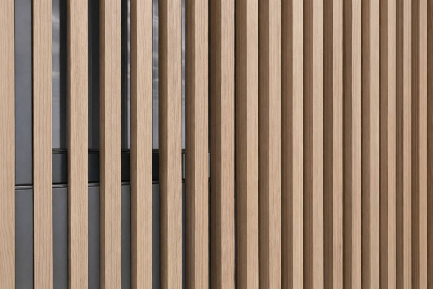 Maple Interior-Exterior Timber Tube Composite Wood Slat Privacy Dividers