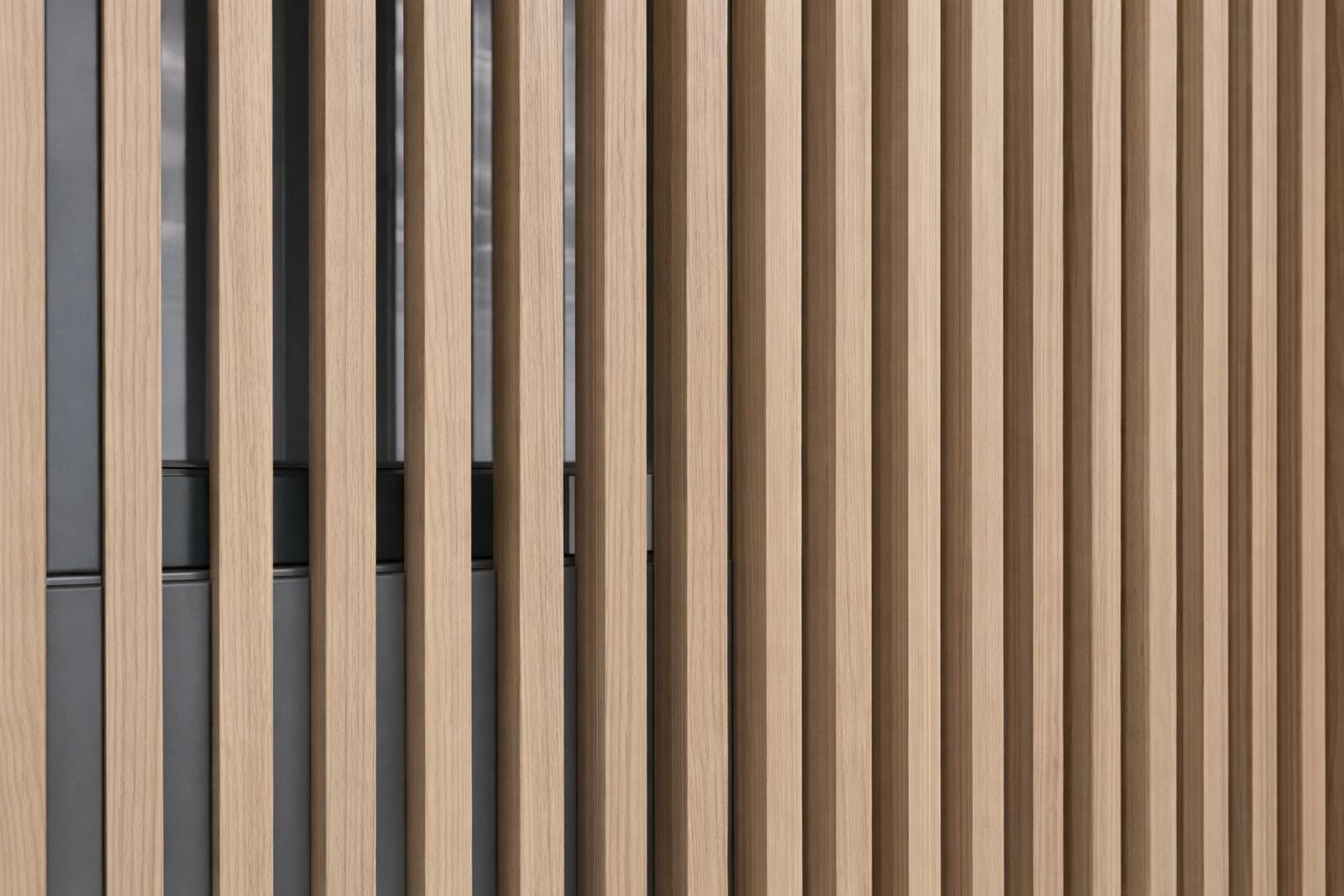Maple Interior-Exterior Timber Tube Composite Wood Slat Privacy Dividers