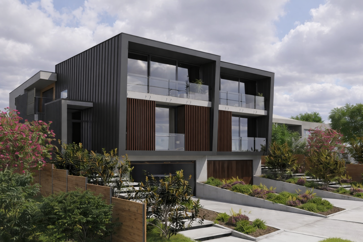 Brazilian IPE Interior-Exterior Timber Tube Composite Wood Slat Privacy Dividers