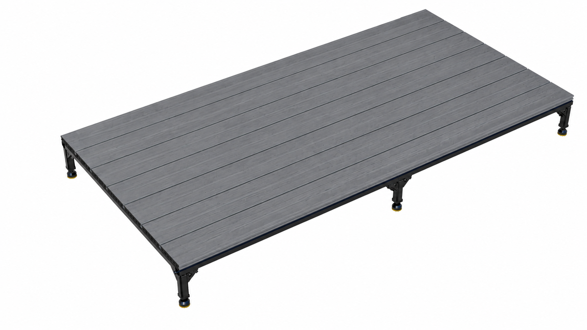 Modular Composite Deck Platform 2 Meter - Gray