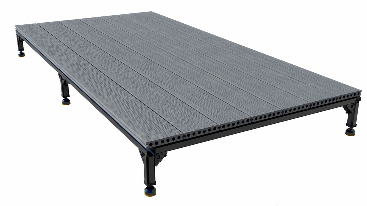 Modular Composite Deck Platform 2 Meter - Gray