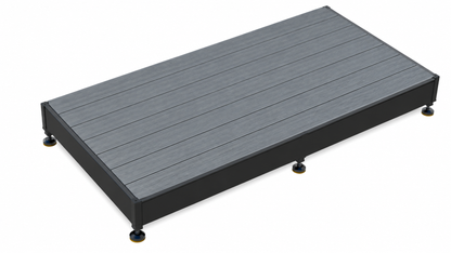 Modular Composite Deck Platform 2 Meter - Gray