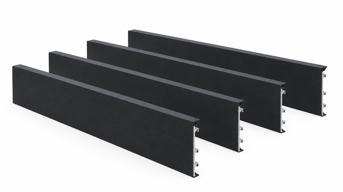Modular Deck Fascia Side Skirt Kit – 4 Panels with Mounting Hardware