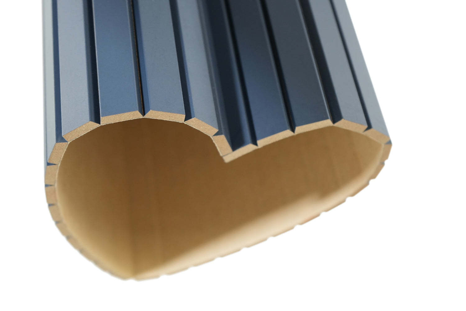 FlexForm™ Seamless Flexible Fluted Wall Panels – Midnight Blue