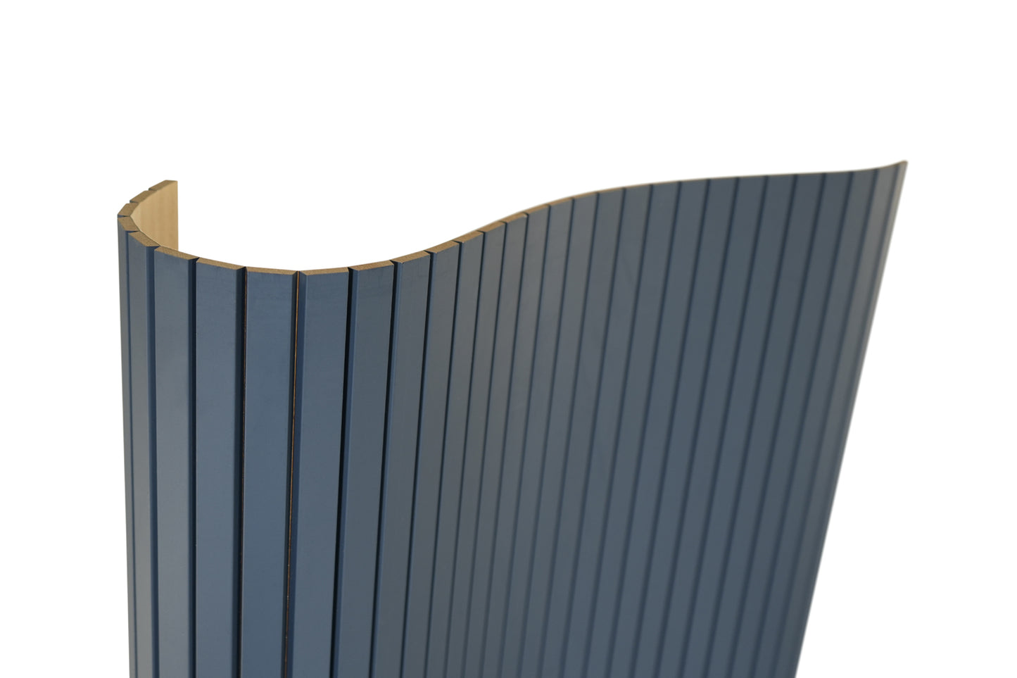 FlexForm™ Seamless Flexible Fluted Wall Panels – Midnight Blue