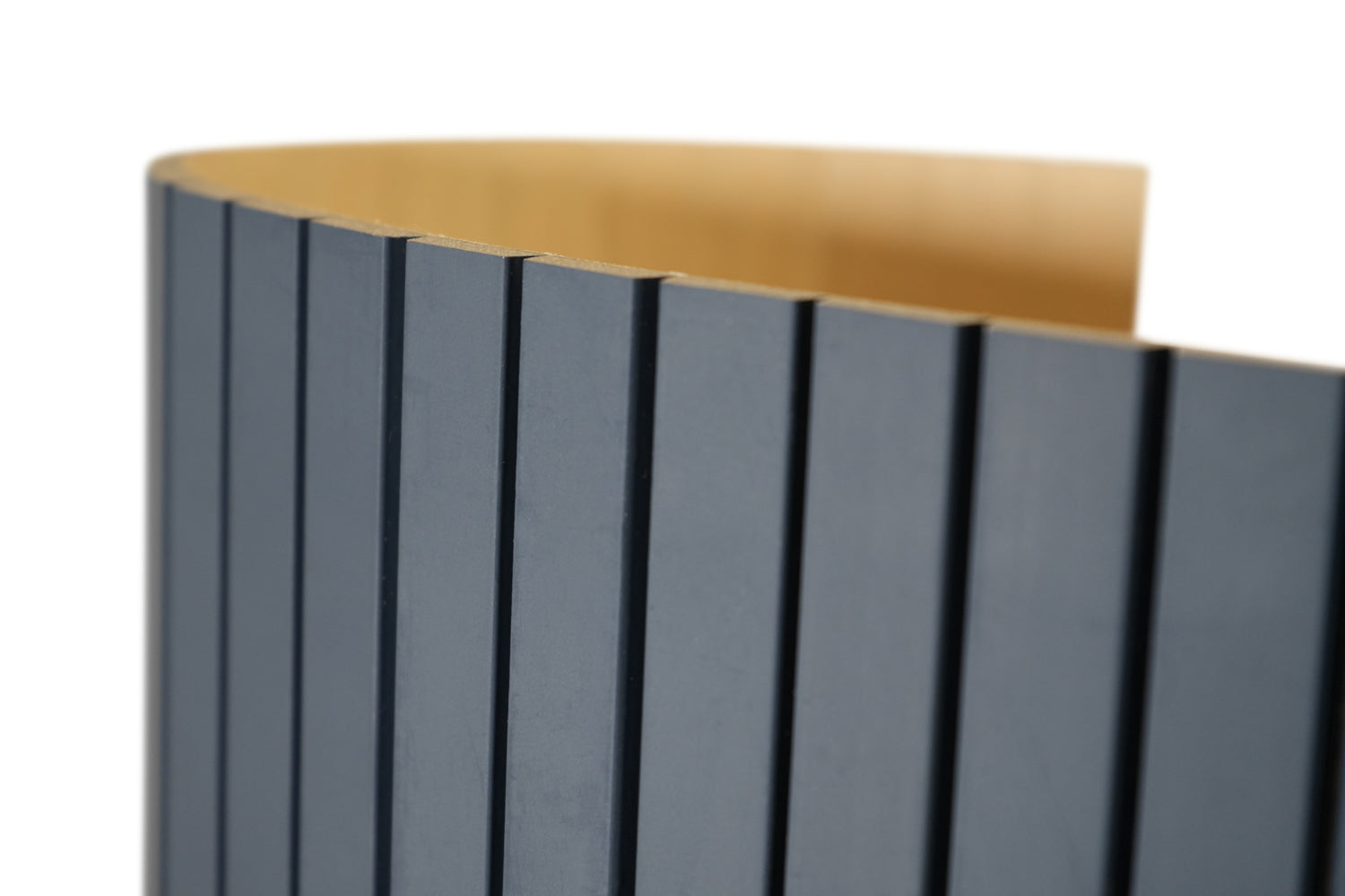 FlexForm™ Seamless Flexible Fluted Wall Panels – Midnight Blue
