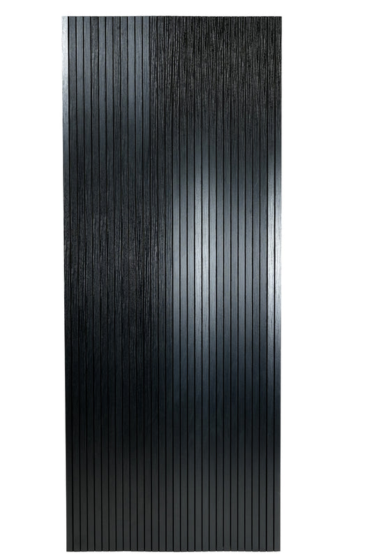 FlexForm™ Seamless Flexible Fluted Wall Panels – Ultra Black