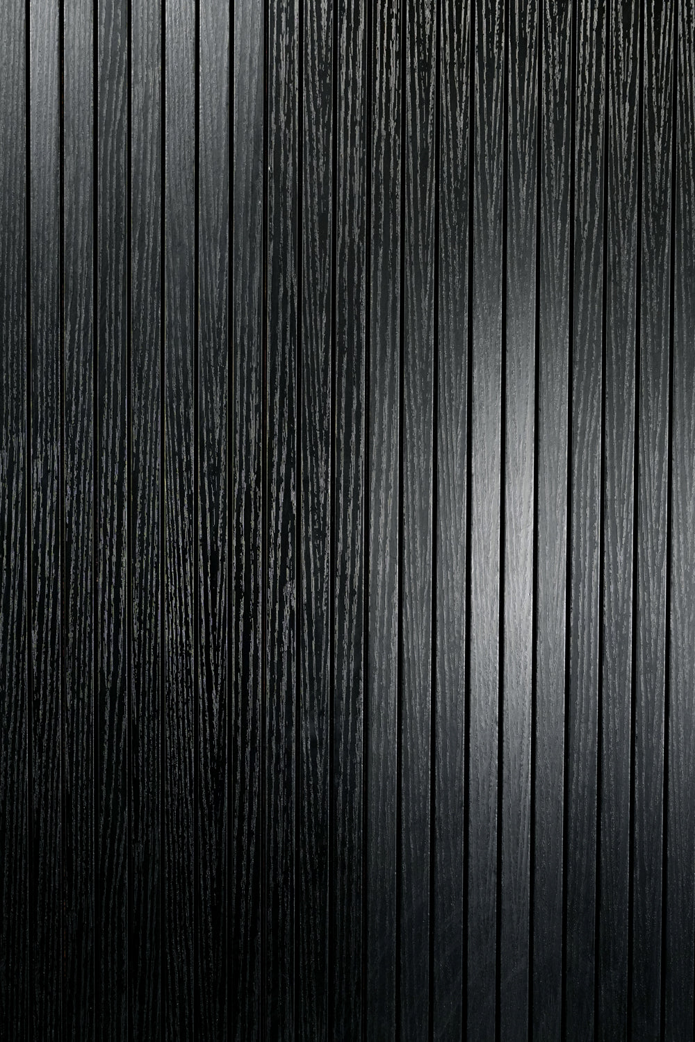 FlexForm™ Seamless Flexible Fluted Wall Panels – Ultra Black