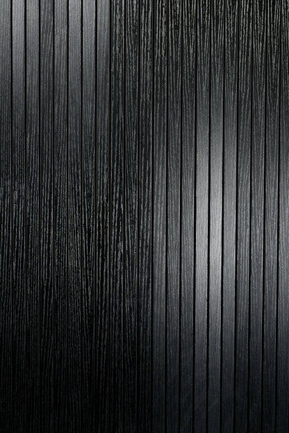 FlexForm™ Seamless Flexible Fluted Wall Panels – Ultra Black