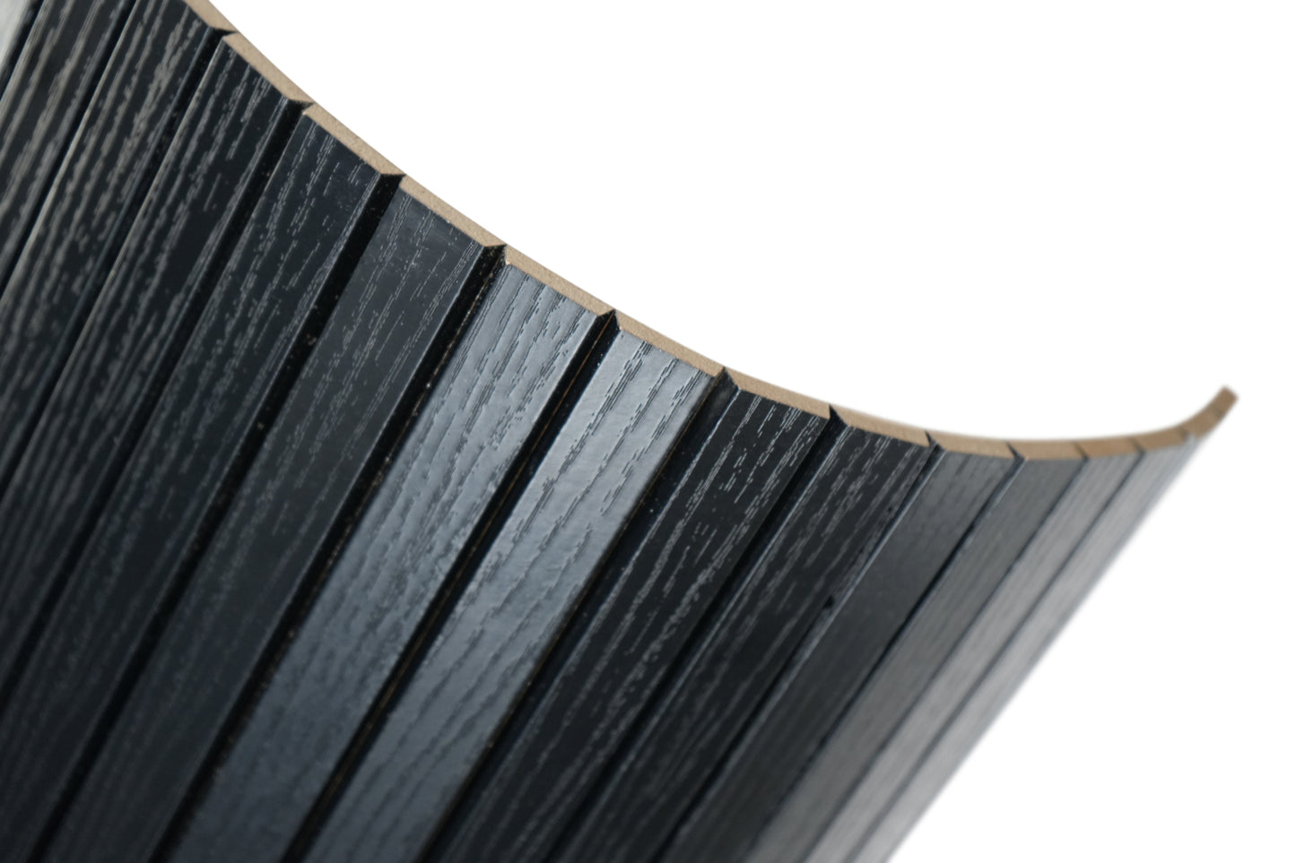 FlexForm™ Seamless Flexible Fluted Wall Panels – Ultra Black