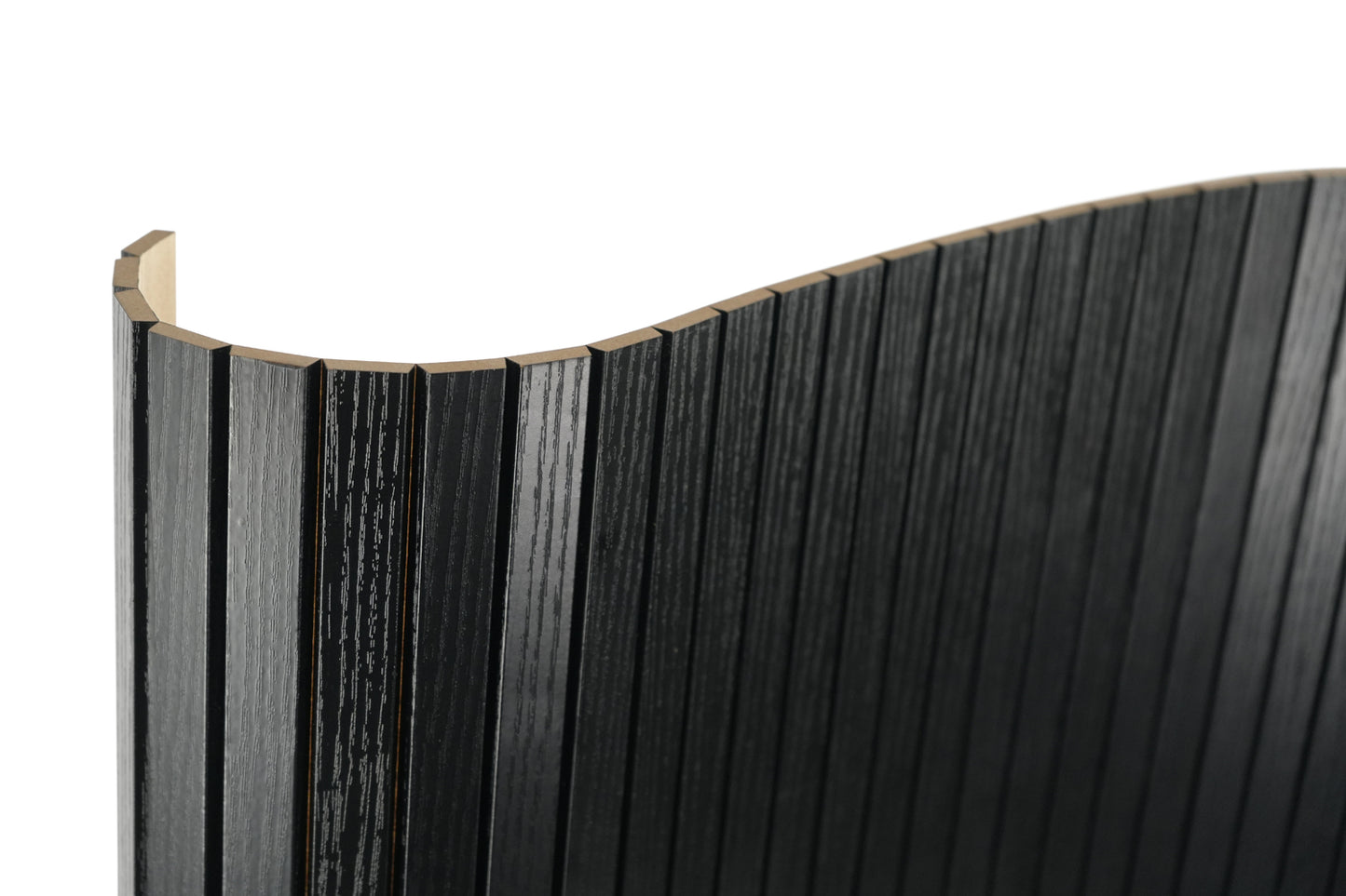FlexForm™ Seamless Flexible Fluted Wall Panels – Ultra Black