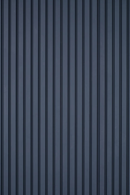 FlexForm™ Mini-Slat Flexible Fluted Tambour Wall Panels Midnight Blue