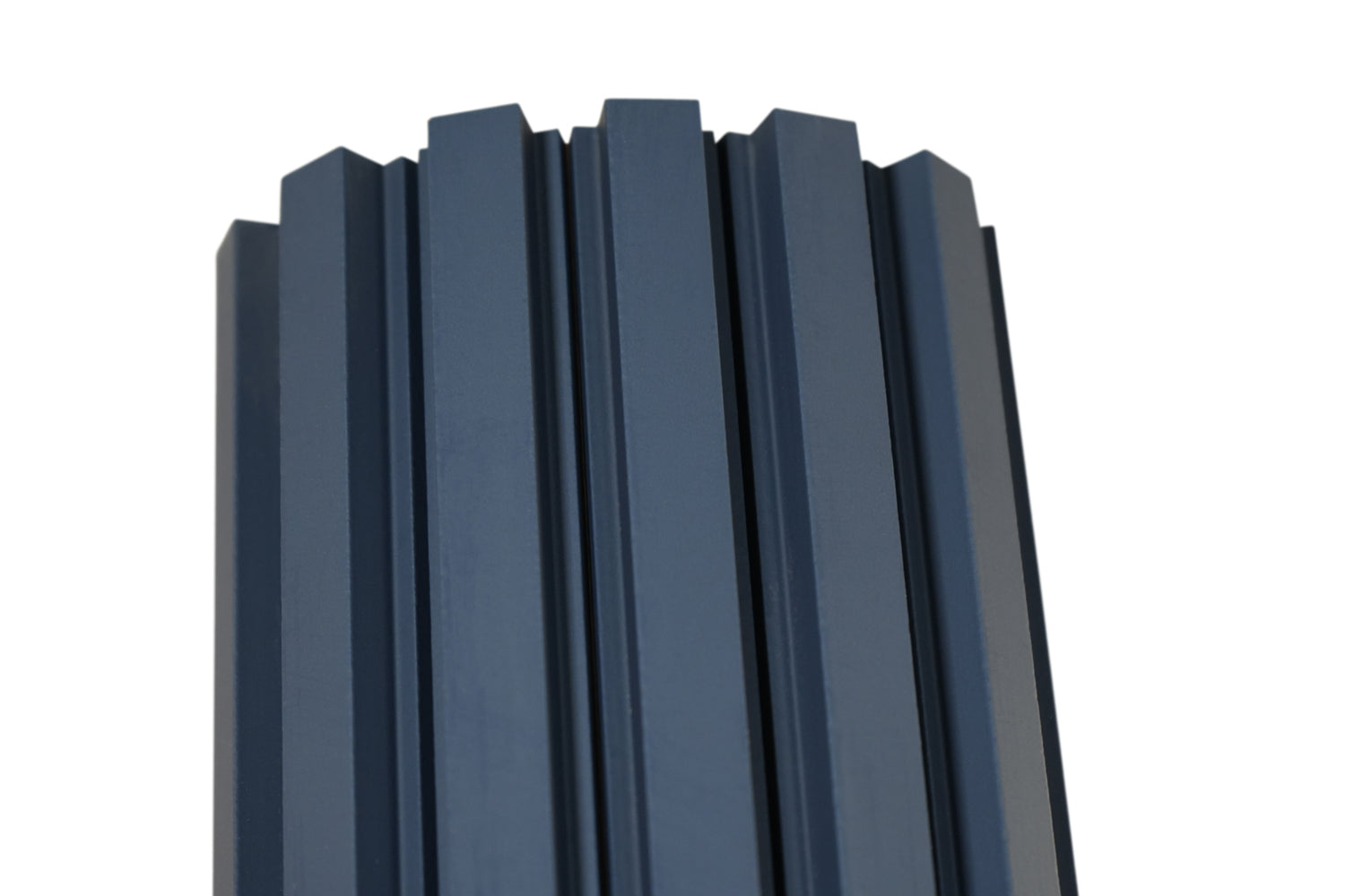 FlexForm™ Mini-Slat Flexible Fluted Tambour Wall Panels Midnight Blue