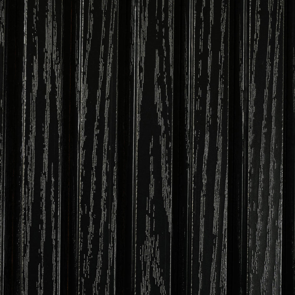 FlexForm™ Mini-Slat Flexible Fluted Tambour Wall Panels - Ultra Black