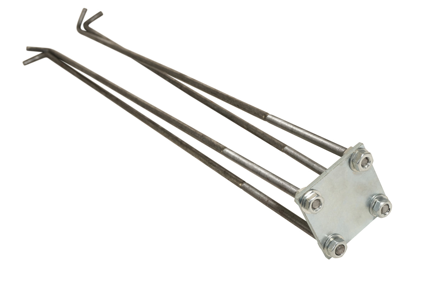 Metal Fence Post Concrete Base Adapters for Composite Fence System
