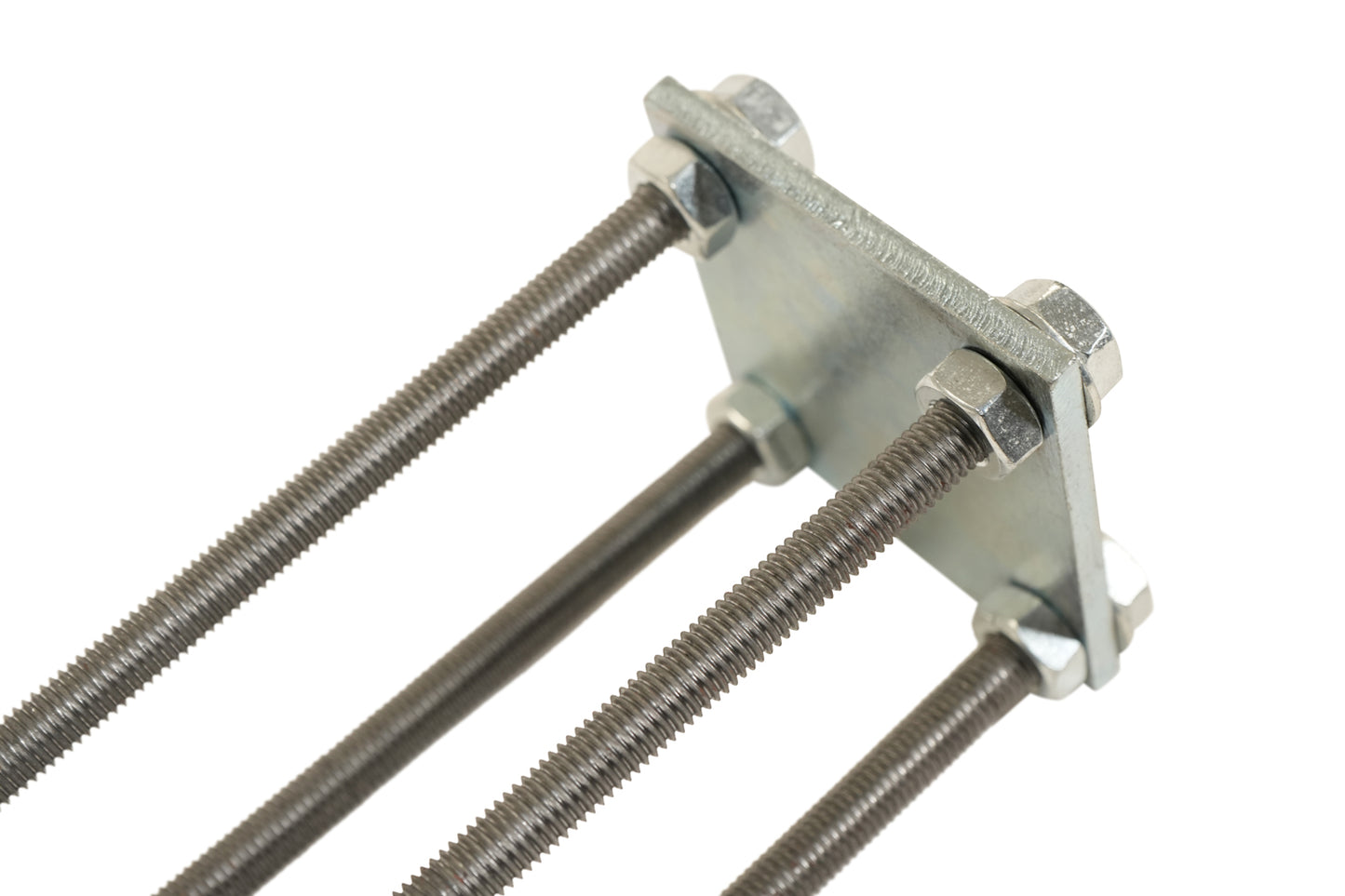 Metal Fence Post Concrete Base Adapters for Composite Fence System