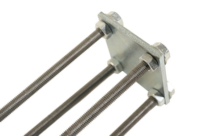 Metal Fence Post Concrete Base Adapters for Composite Fence System