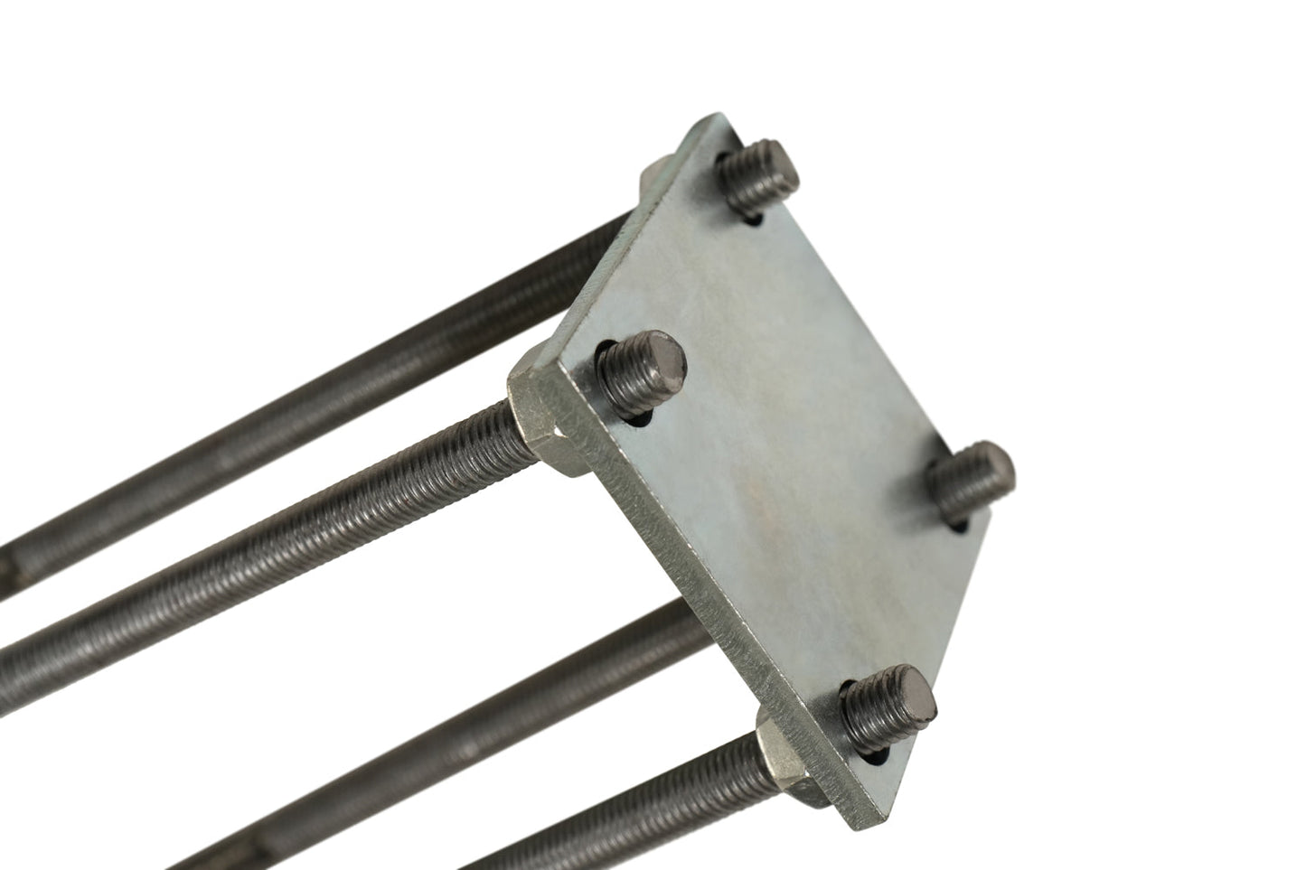 Metal Fence Post Concrete Base Adapters for Composite Fence System