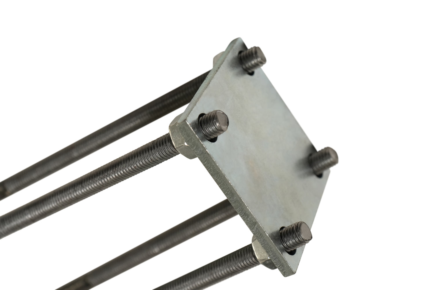 Metal Fence Post Concrete Base Adapters for Composite Fence System
