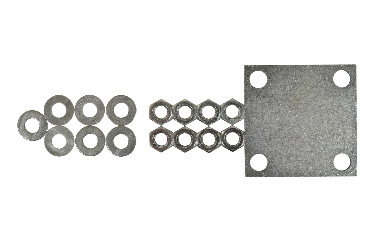 Metal Fence Post Concrete Base Adapters for Composite Fence System