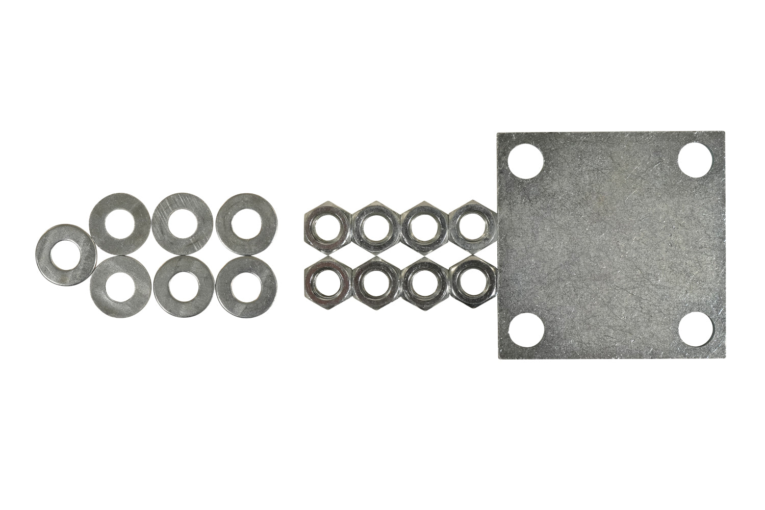 Metal Fence Post Concrete Base Adapters for Composite Fence System