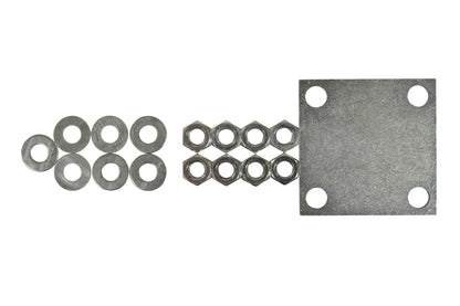 Metal Fence Post Concrete Base Adapters for Composite Fence System