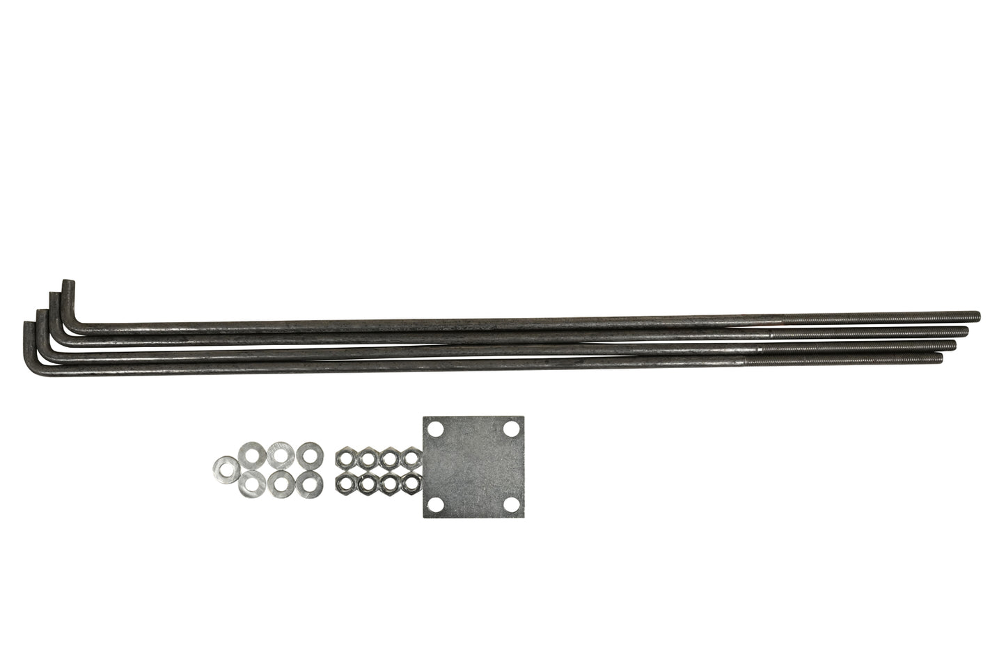 Metal Fence Post Concrete Base Adapters for Composite Fence System
