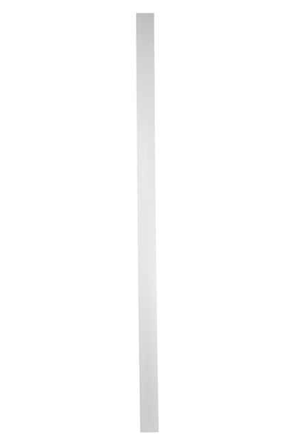 Suspended Slatted Wood Acoustic Drop Ceiling System - Glacier White