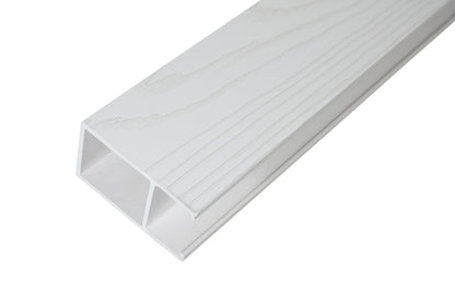 Suspended Slatted Wood Acoustic Drop Ceiling System - Glacier White