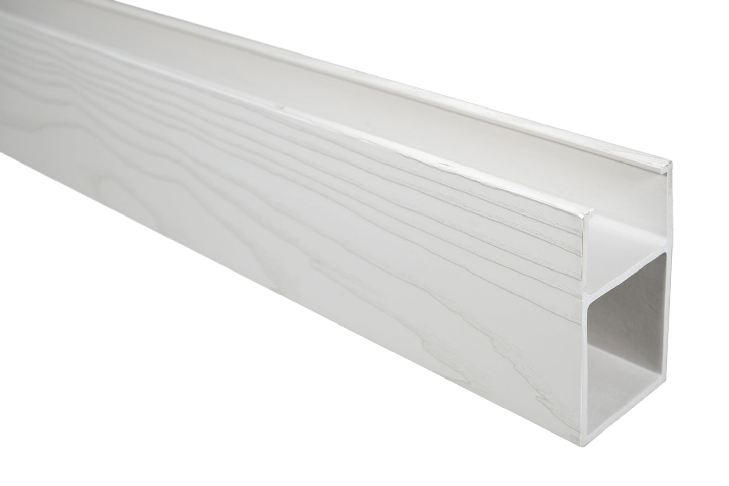 Suspended Slatted Wood Acoustic Drop Ceiling System - Glacier White