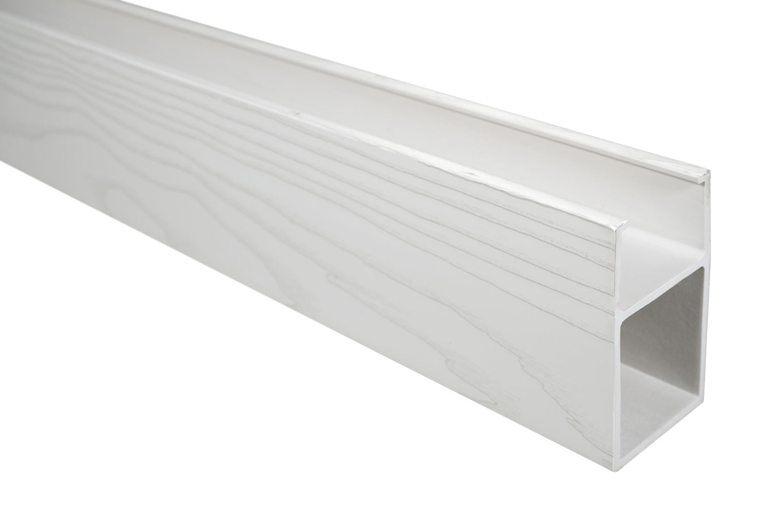 Suspended Slatted Wood Acoustic Drop Ceiling System - Glacier White