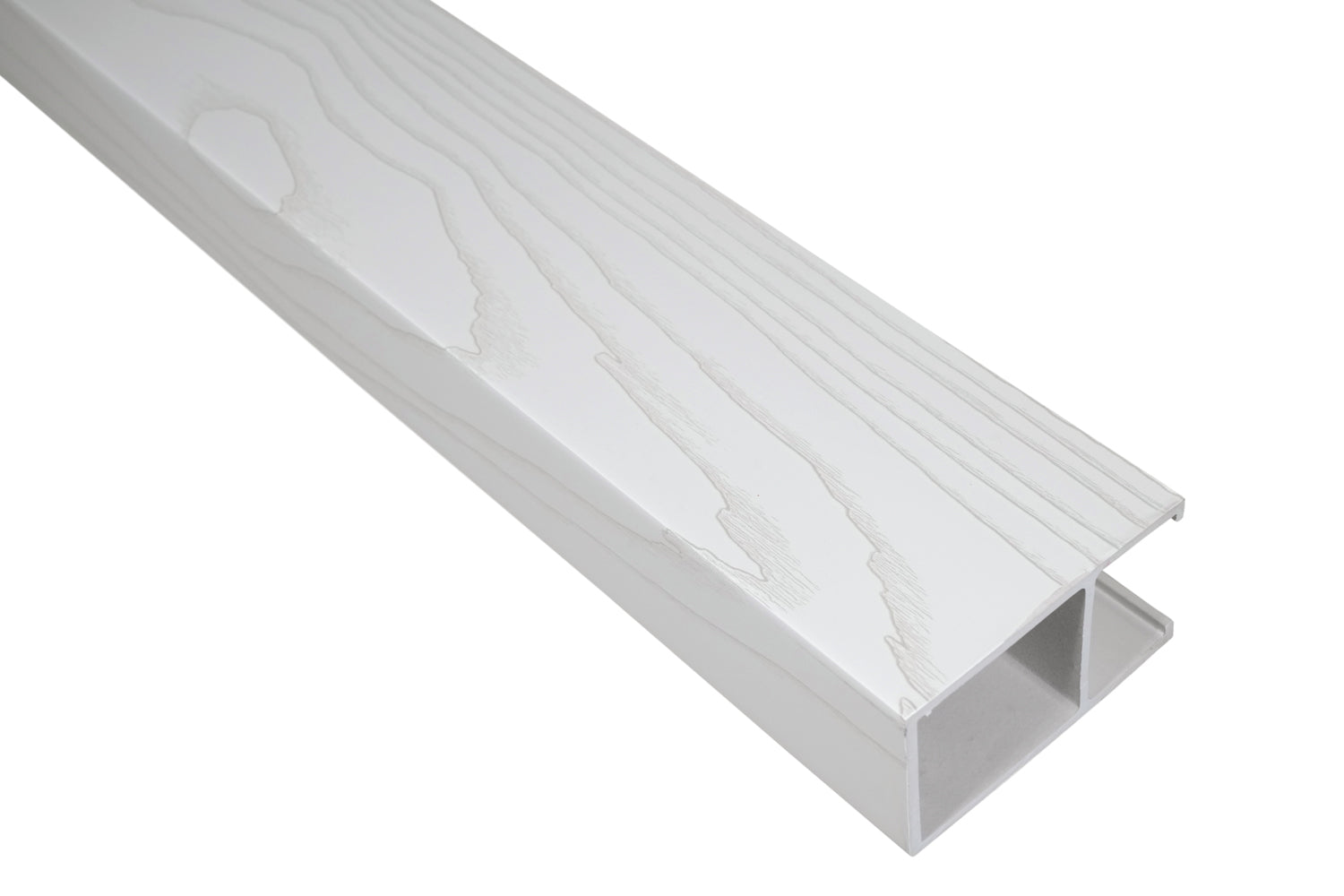 Suspended Slatted Wood Acoustic Drop Ceiling System - Glacier White
