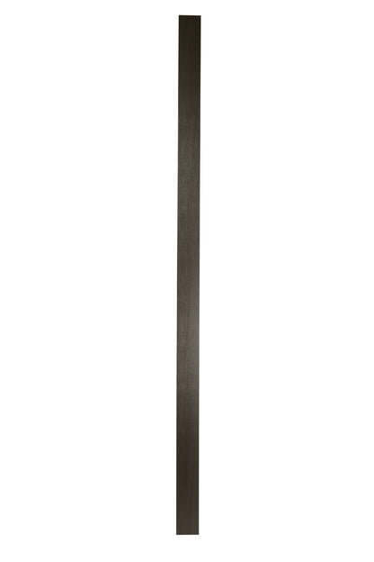 Suspended Slatted Wood Acoustic Drop Ceiling System - Black Ebony