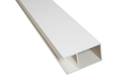Suspended Acoustic Drop Ceiling Wood Baffle System – Pure White