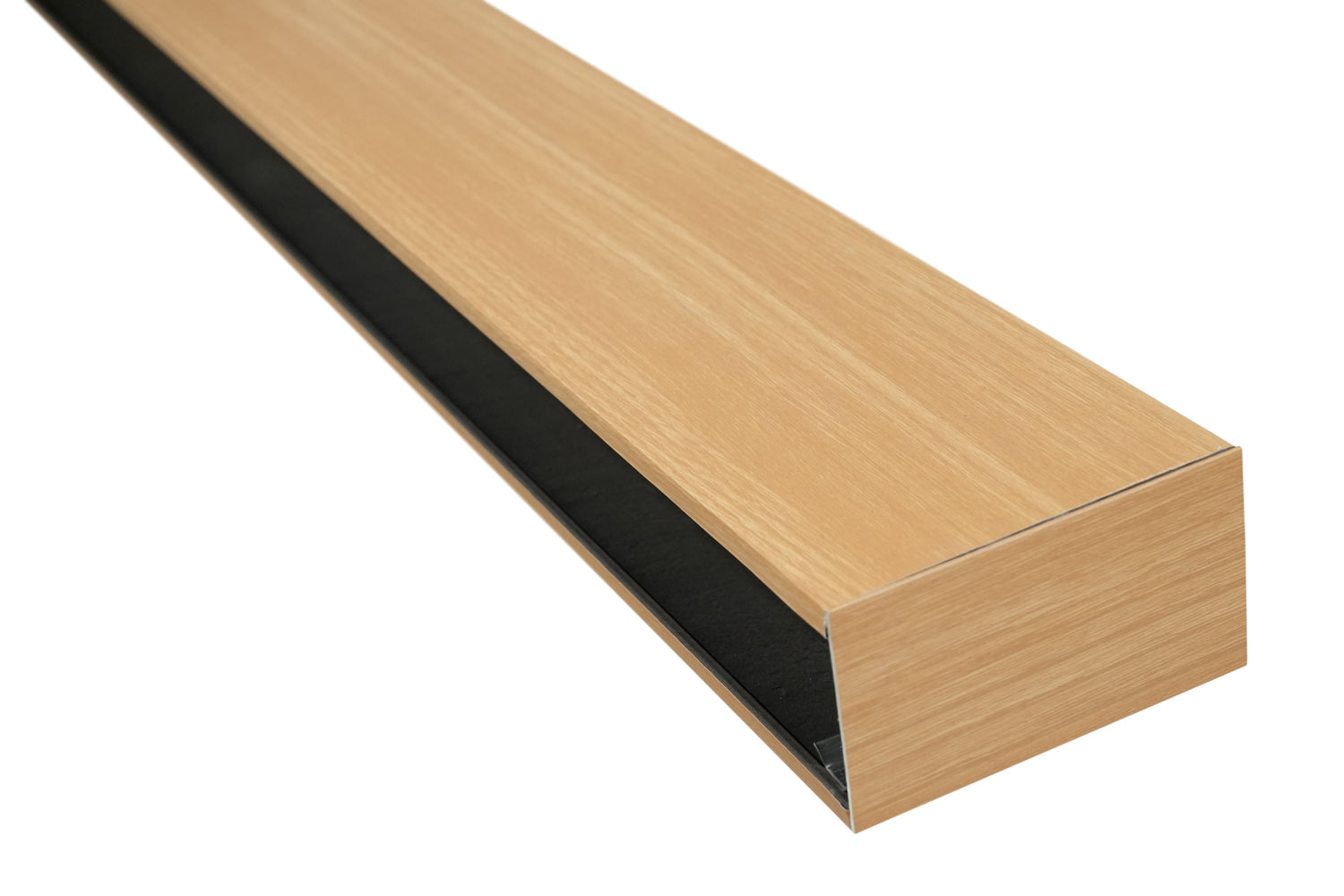 Suspended Acoustic Drop Ceiling Wood Baffle System – Light Oak