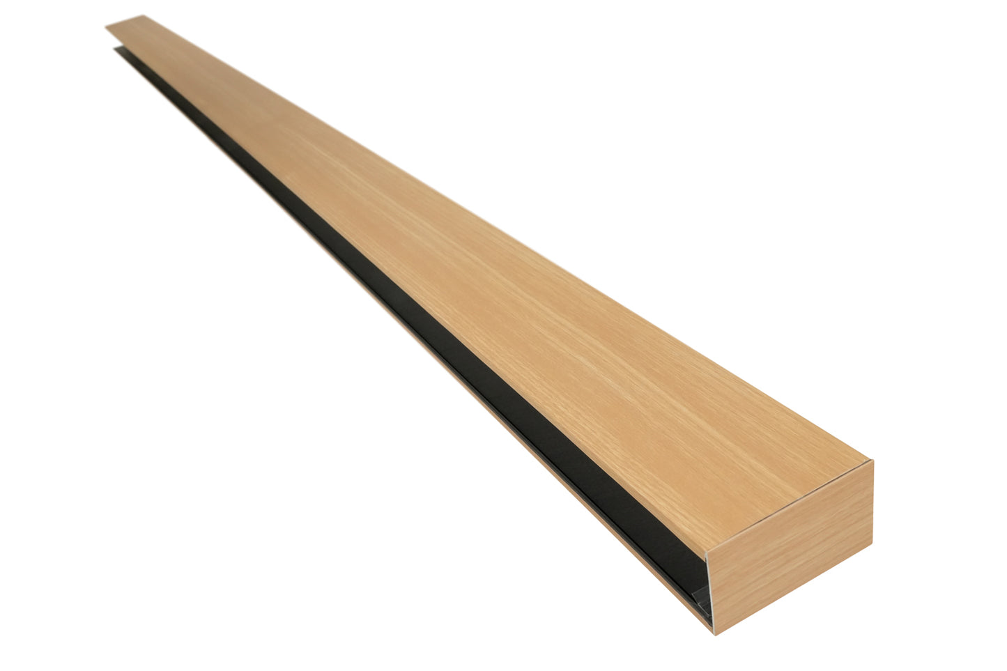 Suspended Acoustic Drop Ceiling Wood Baffle System – Light Oak