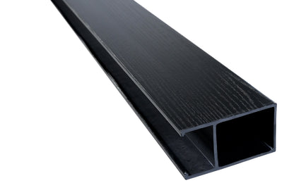 Suspended Acoustic Drop Ceiling Wood Baffle System – Ultra Black