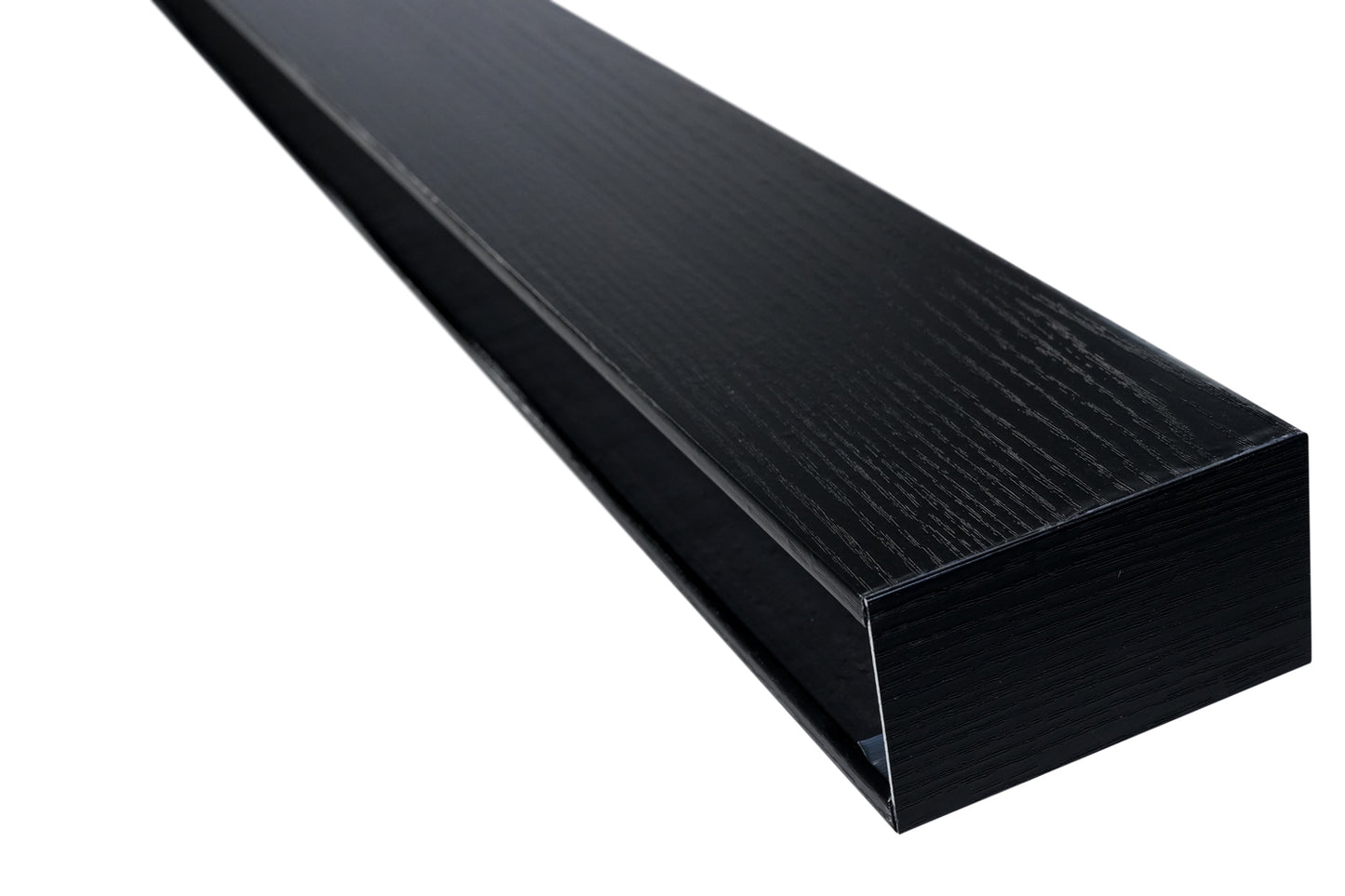 Suspended Acoustic Drop Ceiling Wood Baffle System – Ultra Black