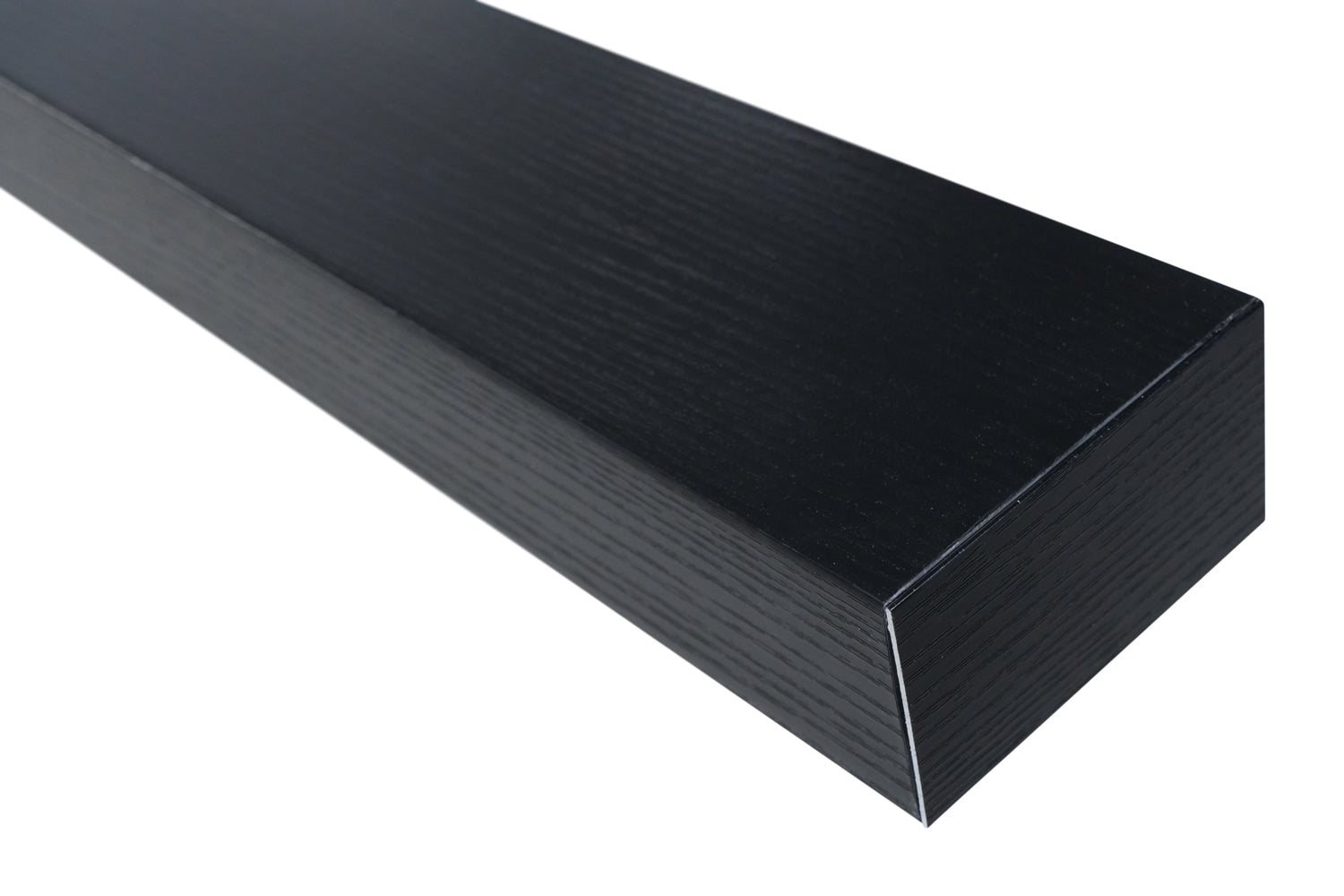 Suspended Acoustic Drop Ceiling Wood Baffle System – Ultra Black