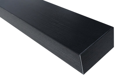 Suspended Acoustic Drop Ceiling Wood Baffle System – Ultra Black