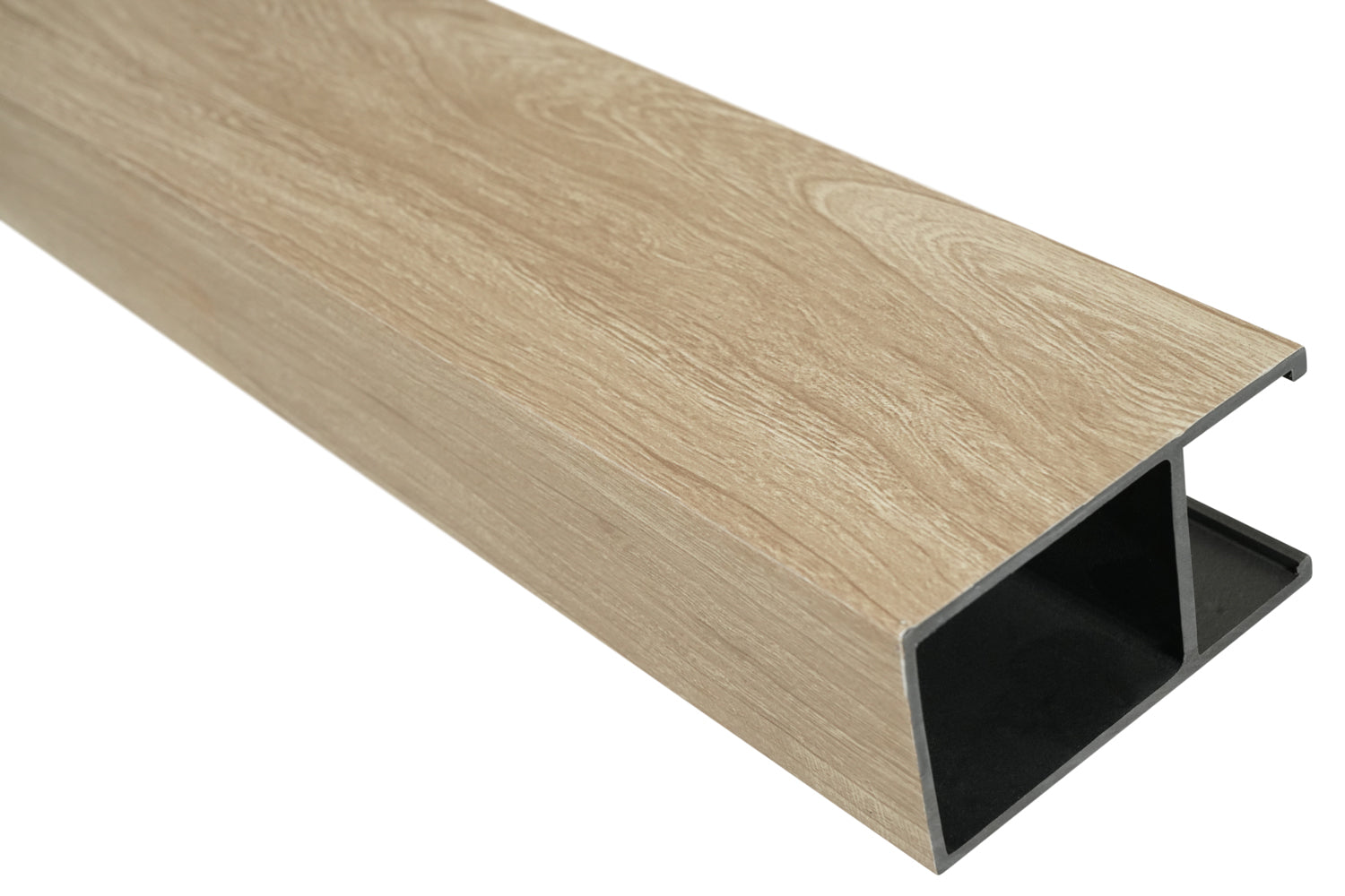 Suspended Acoustic Drop Ceiling Wood Baffle System – Light Walnut