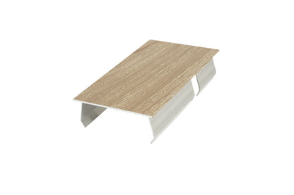 Suspended Acoustic Drop Ceiling Wood Baffle System – Light Walnut