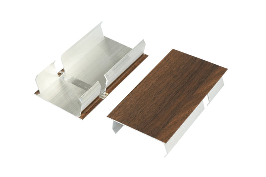 Suspended Acoustic Drop Ceiling Wood Baffle System – Antique Oak