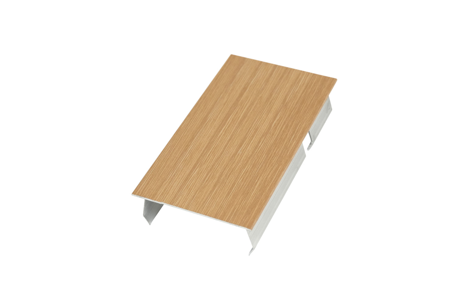 Suspended Acoustic Drop Ceiling Wood Baffle System – Light Oak end Caps