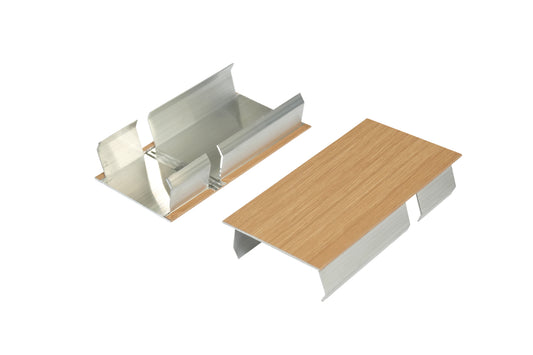 Suspended Acoustic Drop Ceiling Wood Baffle System – Light Oak